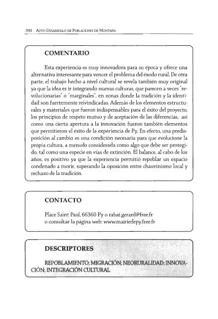 Auto-desarrollo de poblaciones de montaña : género ... - IRD