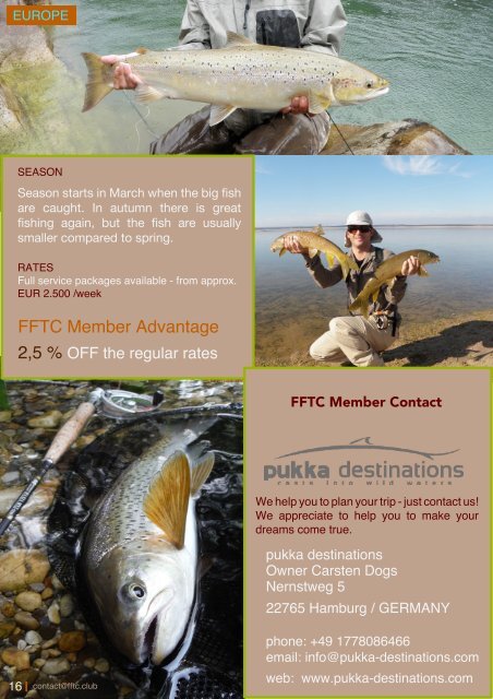 Fly Fishing destinations worldwide - FFTC.club Magazine issue II-2020