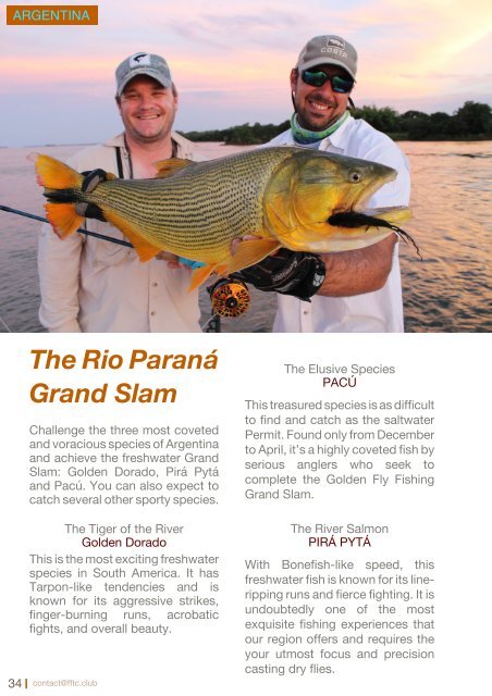 Fly Fishing destinations worldwide - FFTC.club Magazine issue II-2020