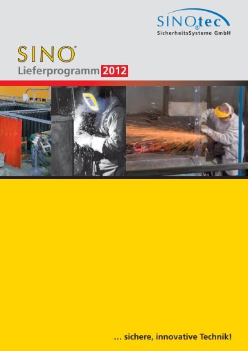 Katalog 2012 - SINOtec GmbH