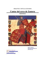 Cantar del cerco de Zamora AnÃ³nimo - Revista literaria Katharsis