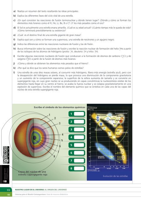 El Origen del Universo - Ciencias para el mundo contemporáneo