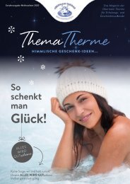 Thema Therme Sonderausgabe Weihnachten 2020