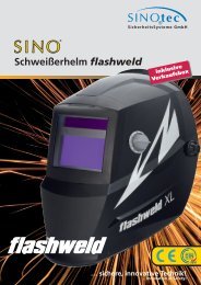 Schweißerhelm flashweld - SINOtec GmbH