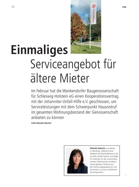 VNW-Magazin Ausgabe 5/2020