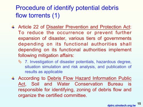 DEBRIS FLOW