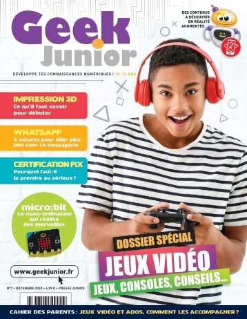 Geek Junior N°7 - décembre 2020 - extrait