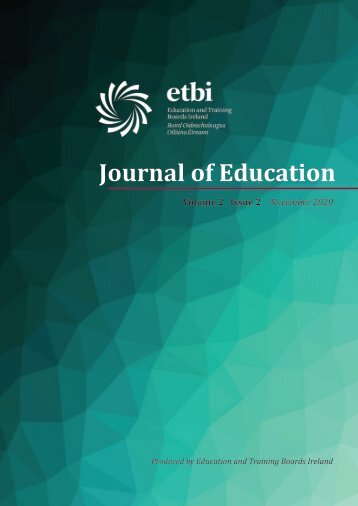 ETBI Journal of Education - Vol 2:2 November 2020 (Irish-medium Education)