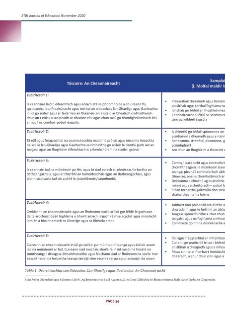 ETBI Journal of Education - Vol 2:2 November 2020 (Irish-medium Education)