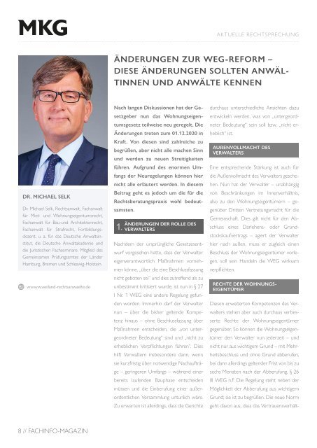 Fachinfo-Magazin MkG 06/2020