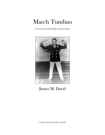 March Tumbao Score