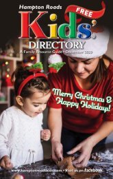 Hampton Roads Kids' Directory: December 2020 Issue