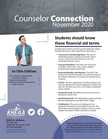 AL - Counselor Connection - November 2020