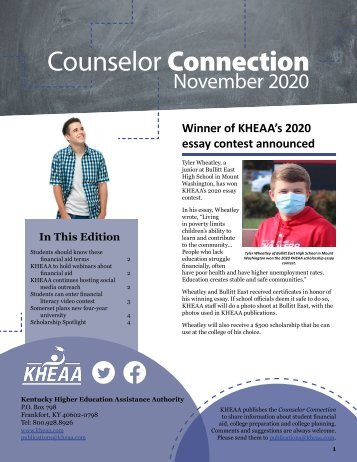 KY - Counselor Connection - November 2020