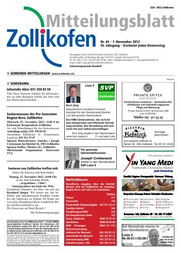 für Zollikofen - Druckerei Gerteis AG