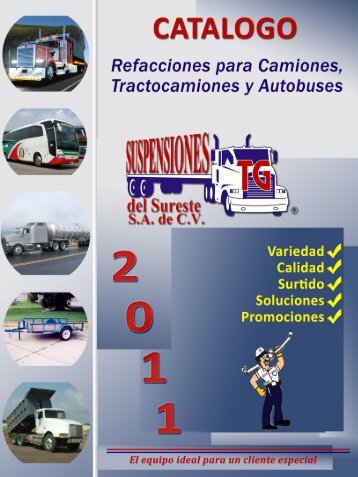 Catálogo de Productos y Servicios - Suspensiones TG del Sureste