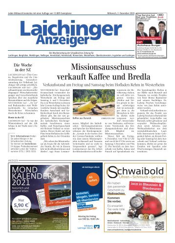 Laichinger Anzeiger 02.12.2020