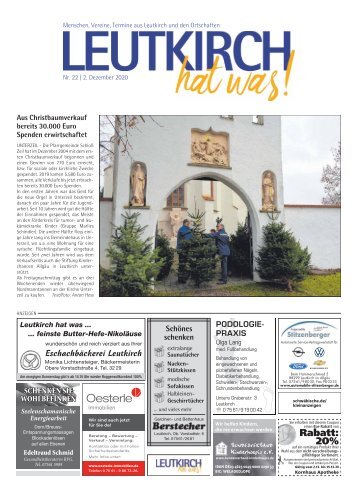 Leutkirch hat was 02.12.2020