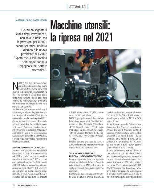 La Subfornitura N° 5 Ottobre 2020