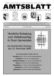 Amtsblatt vom 20.11.09 - Meckesheim