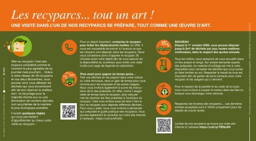Calendrier des collectes des déchets 2021 du lundi - Ville de Liège - Intradel