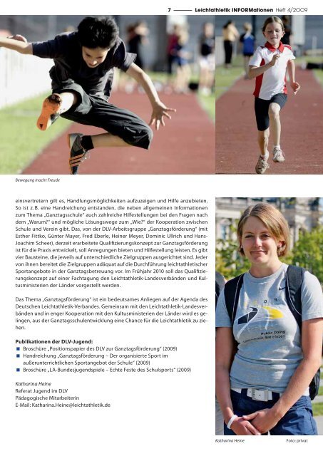 Leichtathletik INFORMationen 04/2009