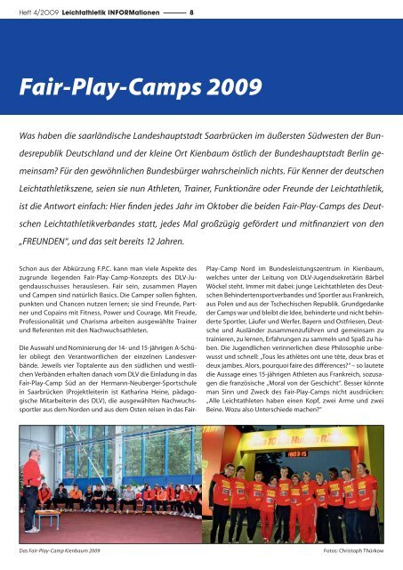 Leichtathletik INFORMationen 04/2009