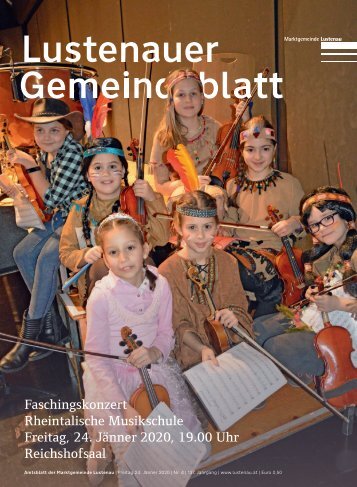 Lustenauer Gemeindeblatt Nr. 4 | Freitag 24. Jänner 2020
