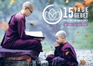 15 Tage Gebet für die Welt des Budhismus