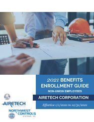 Airetech - 2021 Benefits Booklet (Non-Union)