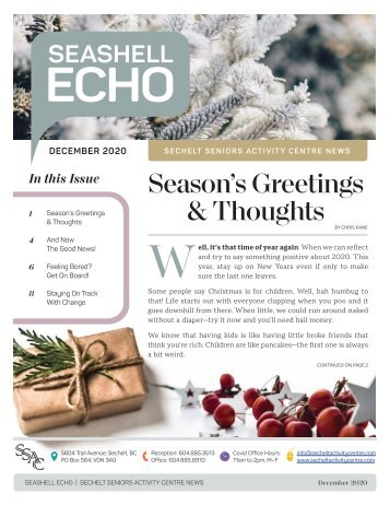 Seashell Echo | December 2020