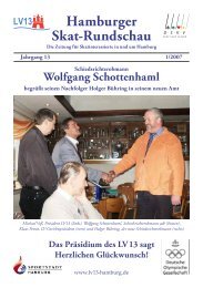 Skat-Termine für das K alenderjahr 2007 - VG 21 - Hamburg