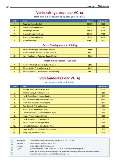 Sonderausgabe Aktion HERZ-Bube - DSkV