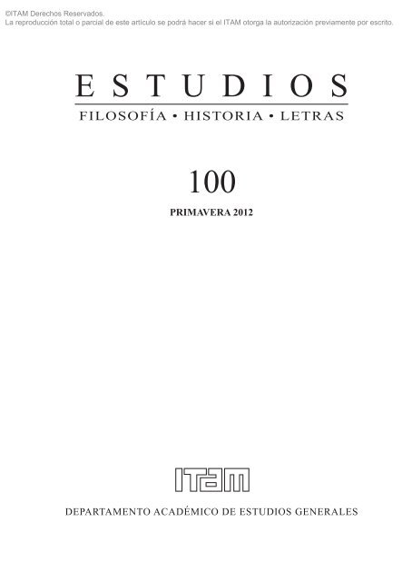 FEnOMEnOlOgía DEl ESPíRITU - Biblioteca - Itam