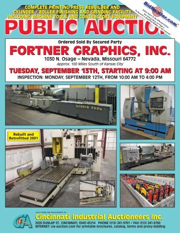 1135008T CIA Fortner Graphics-8 - Cincinnati Industrial Auctioneers ...