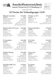 Anschriftenverzeichnis