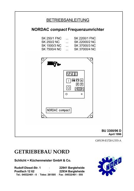 NORDAC compact Frequenzumrichter