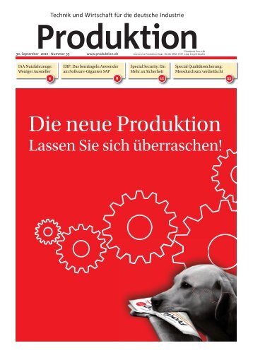 Ausgabe - 39 - 2010 - Produktion