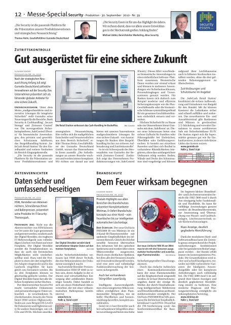 Ausgabe - 39 - 2010 - Produktion