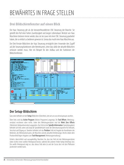 VERTIKALE BEARBEITUNGSZENTREN Haas Automation Inc.