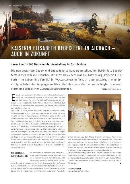 SchlossMagazin Augsburg Schwaben + Fünfseenland Dezember 2020