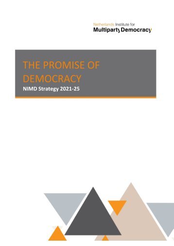 NIMD Multi-Annual Strategy 2021-25