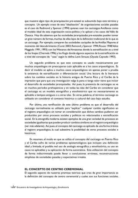 8vo Encuentro de Investigadores de Arqueologia y Etnohistoria