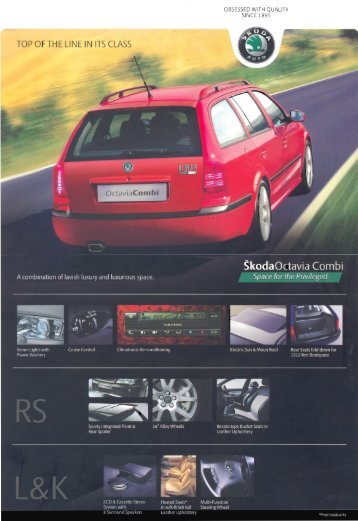2008 Skoda Octavia Combi Brochure
