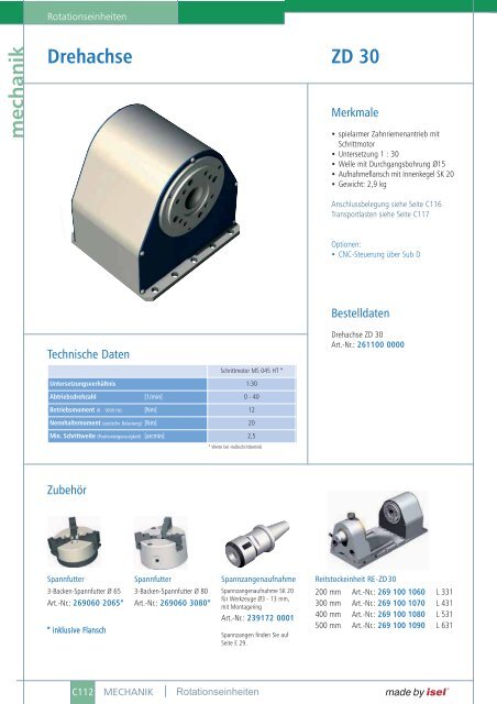 Automatisierung 2010/11 - ISEL Germany AG