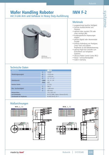 Automatisierung 2010/11 - ISEL Germany AG