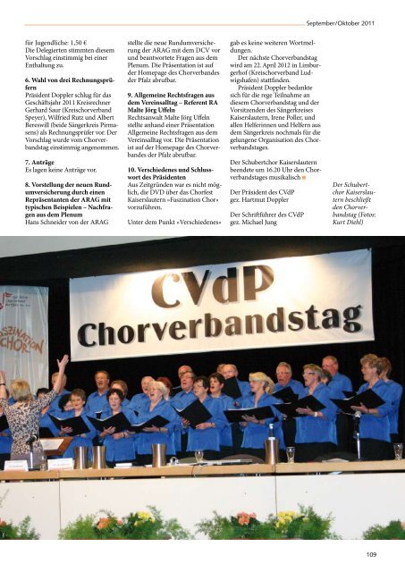 Chorverband der Pfalz - ChorPfalz online