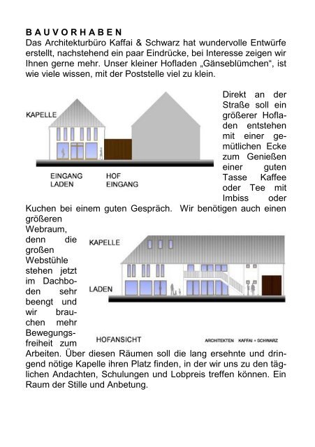 Freundesbrief der Grossfamilie Eser im Mai 2009 - Teen Challenge ...