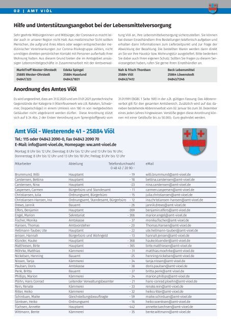 Amt Viöl AKTUELL 08-2020