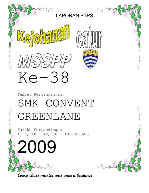 SMK CONVENT GREENLANE - MSSPP Chess